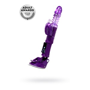 Вибратор с клиторальным стимулятором TOYFA A-Toys High-Tech fantasy, TPR, Фиолетовый, 23 см Вибратор с клиторальным стимулятором TOYFA A-Toys High-Tech fantasy, TPR, Фиолетовый, 23 см (иной угол)