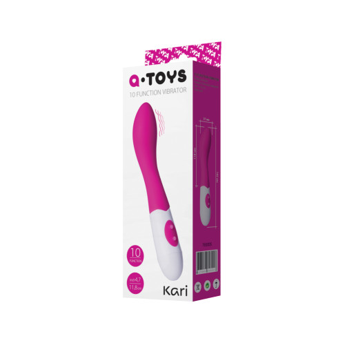 Стимулятор точки G TOYFA A-Toys  Kari , Силикон, Розовый, 19,2 см