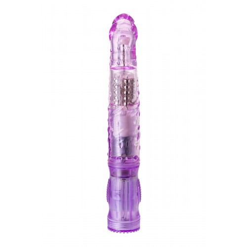 Вибратор с клиторальным стимулятором TOYFA A-Toys  High-Tech fantasy , TPE, Фиолетовый, 22 см