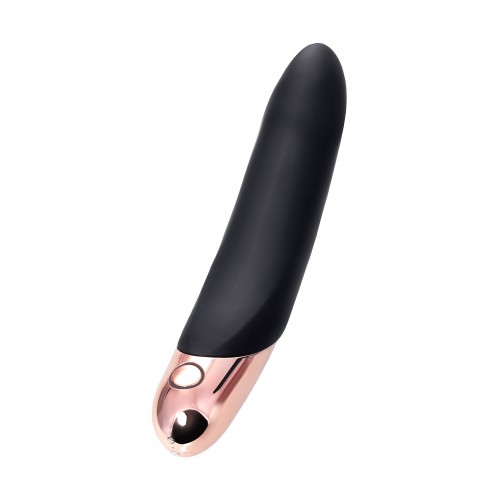 Нереалистичный вибратор WANAME D-SPLASH WATERFALL, силикон, чёрный, 21,3 см