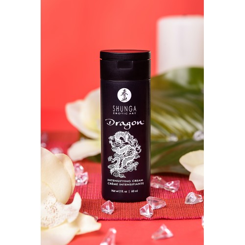 Усиливающий крем для пар Shunga Dragon, возбуждающий эффект «ледяного огня», 60 мл