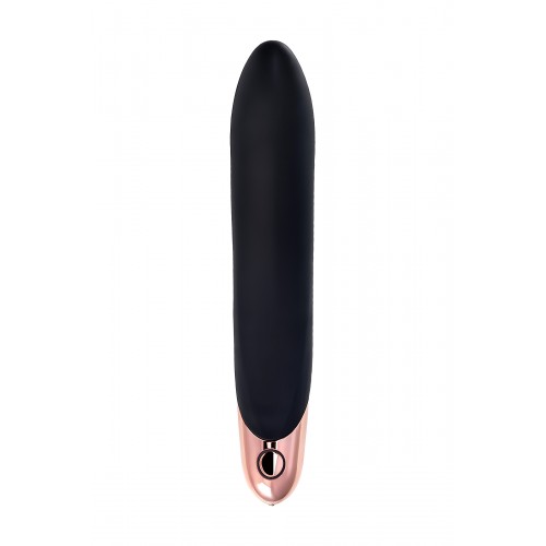 Нереалистичный вибратор WANAME D-SPLASH WATERFALL, силикон, чёрный, 21,3 см