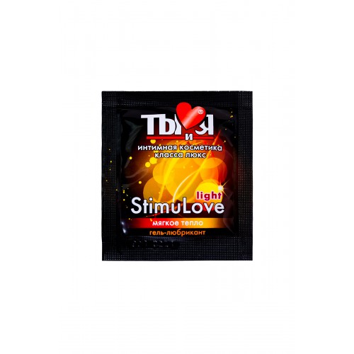 Гель-лубрикант Ты и Я StimuLove light возбуждающий, 4 г, 20 шт в упаковке