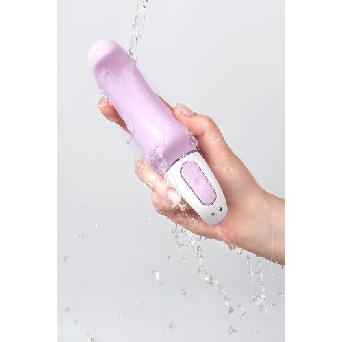 Нереалистичный вибратор Satisfyer Vibes Charming Smile, Силикон, Фиолетовый, 18,7 см