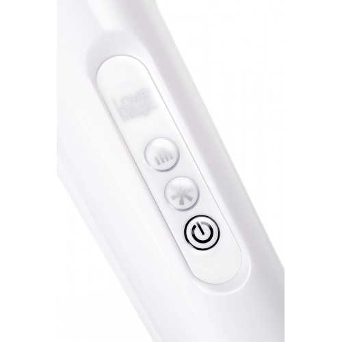 Вибромассажер Love Magic, беспроводной, силикон, белый, 32 см