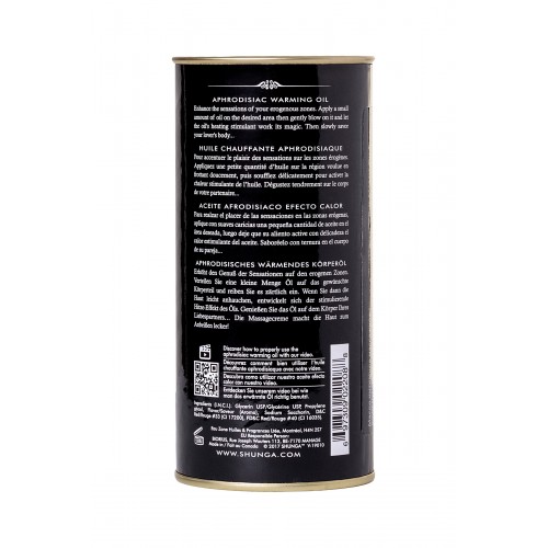 Масло для массажа Shunga Sparkling Strawberry Wine, разогревающее, с ароматом клубники и шампанского, 100 мл