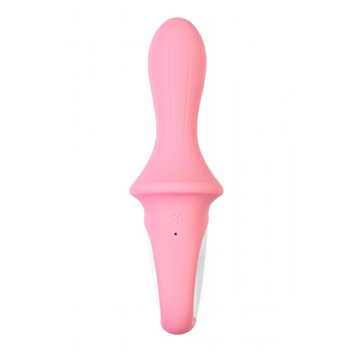 Нереалистичный вибратор Satisfyer Air Pump Booty 5, силикон, розовый, 15 см.