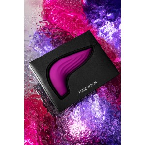 Вакуумный стимулятор клитора Svakom Pulse Union, силикон, фиолетовый, 12,2 см (иной угол)