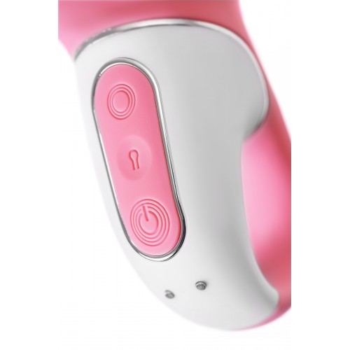 Нереалистичный вибратор Satisfyer Air Pump Booty 5, силикон, розовый, 15 см.