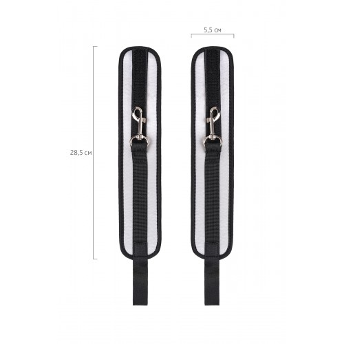 Поножи Anonymo #0157, полиэстер, серебристые, 28,5 см