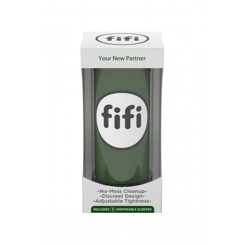 Мастурбатор нереалистичный FIFI MALE, текстиль, зелёный