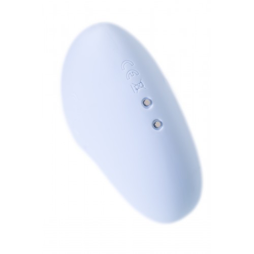 Вакуум-волновой бесконтактный стимулятор клитора Satisfyer Cutie Heart, силикон, голубой