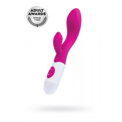 Вибратор с клиторальным стимулятором TOYFA A-Toys  Fela, Силикон, Розовый, 20,5 см