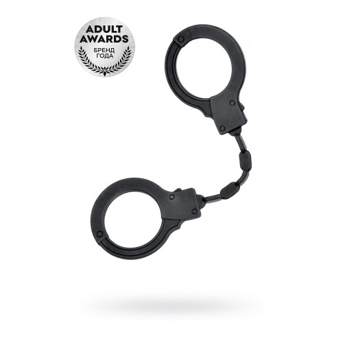 Силиконовые наручники A-Toys by TOYFA, силикон, черные, 33 см