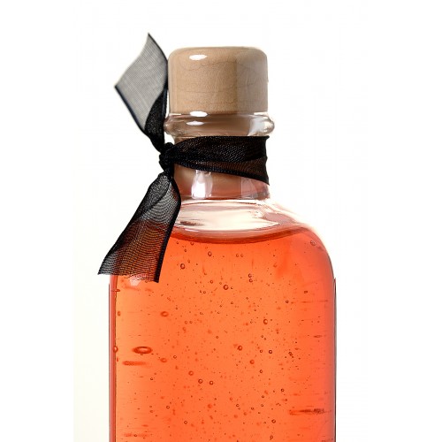 Комплект для сладких игр Orgie Lips Massage со вкусом клубники (массажное масло для поцелуев, перо и руководство), 100 мл