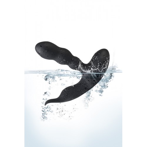 Стимулятор простаты Levett Jonas с пультом ДУ, силикон, чёрный