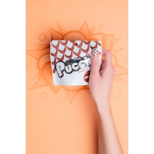 Мастурбатор нереалистичный MensMax Pucchi Cacao, TPE, белый, 6,5 см (иной угол)