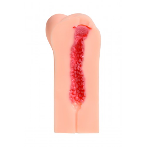 Мастурбатор реалистичный KOKOS Sandara с двойным слоем, TPR, телесный, 20 см