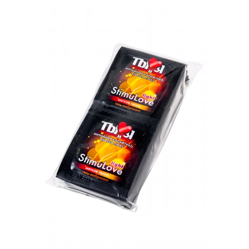 Гель-лубрикант Ты и Я StimuLove light возбуждающий, 4 г, 20 шт в упаковке