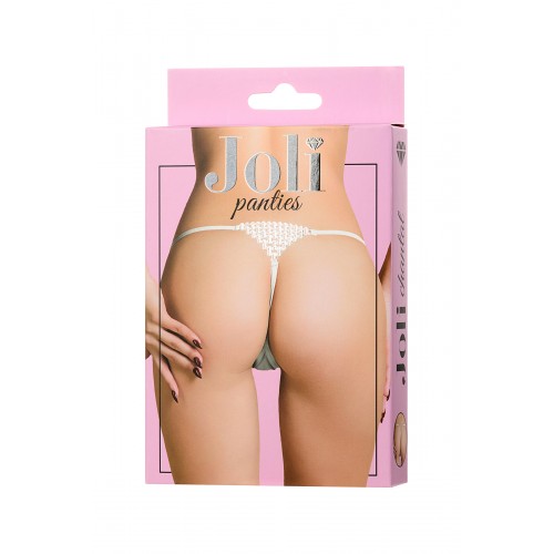 Трусики со стразами Joli Chantal, белый, OS