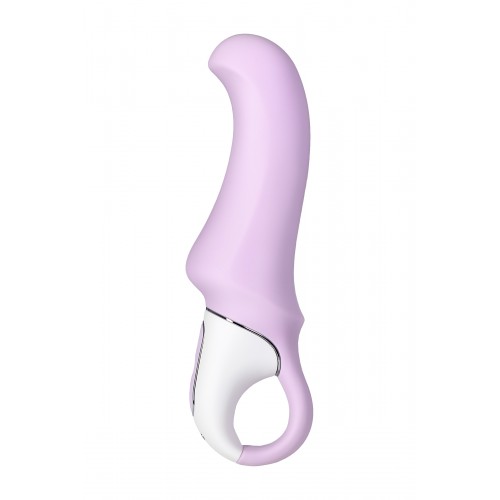 Нереалистичный вибратор Satisfyer Vibes Charming Smile, Силикон, Фиолетовый, 18,7 см