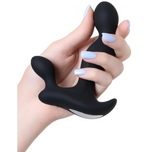 Анальный стимулятор POPO Pleasure by TOYFA Vela, силикон, черный (иной угол)