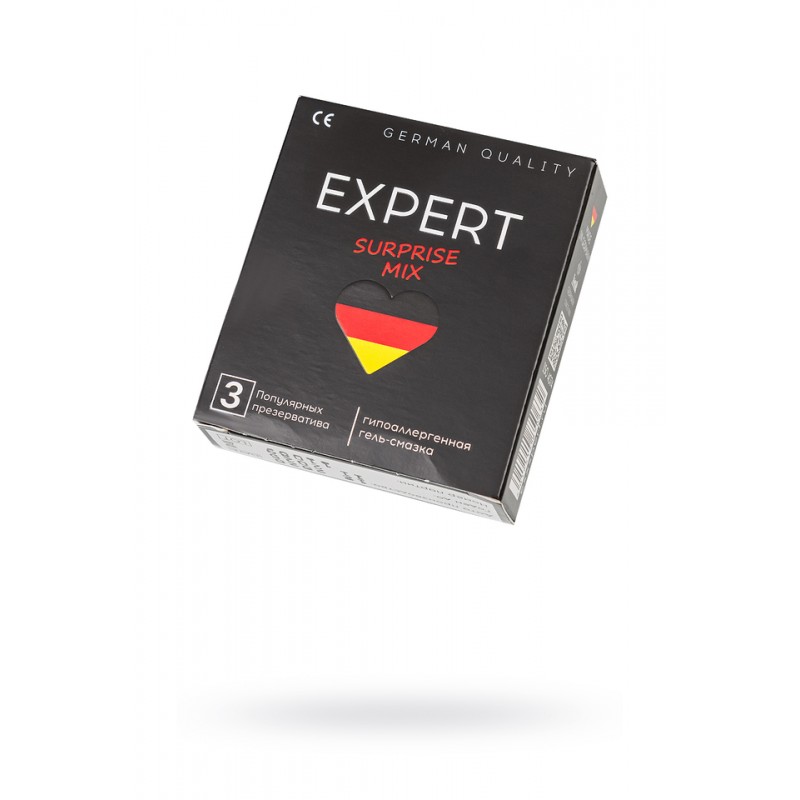 Презервативы EXPERT Surprise Mix Germany 3 шт. (Микс)