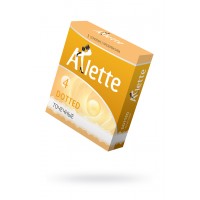 Презервативы Arlette, dotted, латекс, точечные, 18,5 см, 5,2 см, 3 шт.