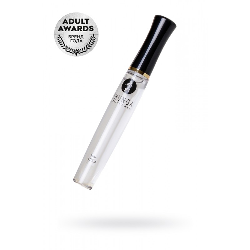 Блеск для губ Shunga «Божественное удовольствие», эффект тепла, прохлады и покалывания, кокосовая вода, 10 мл