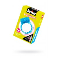 Виброкольцо LUXE VIBRO Райская птица + презерватив, 1 шт