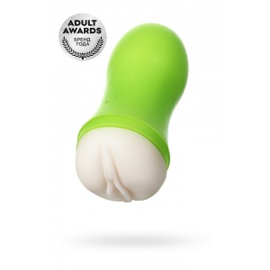 Мастурбатор TOYFA A-Toys, вагина, зеленый/телесный, 14 см