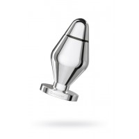 Анальная пробка Mystim John L, электростимуляция, хирургическая сталь, 10,5 см, Ø 5 см