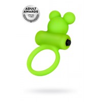 Виброкольцо на пенис A-Toys by TOYFA, силикон, зеленое, Ø 3,1 см