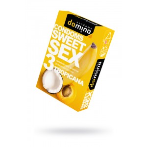 Презервативы Luxe DOMINO  SWEETSEX, тропические фрукты  №3