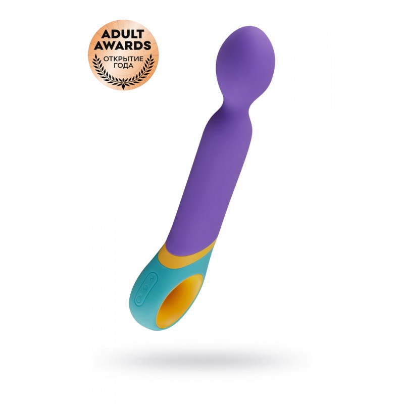 Нереалистичный вибратор PMV, Base - Wand , Силикон, Фиолетовый, 24 см.