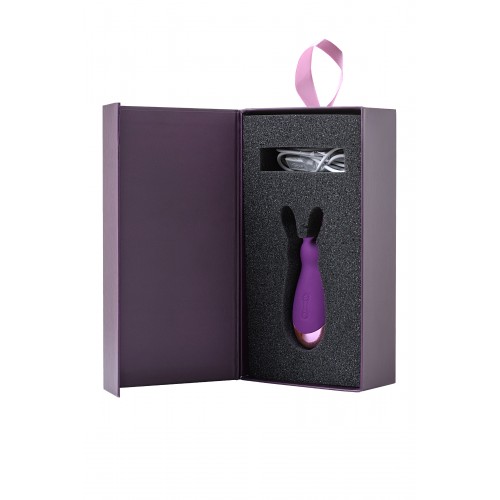 Стимулятор эрогенных зон Eromantica BUNNY, силикон, фиолетовый, 21,5