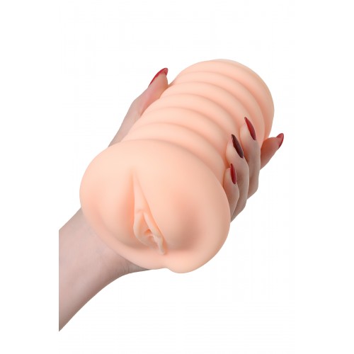 Мастурбатор реалистичный с вибрацией KOKOS Three Sisters Lady, TPR, телесный, 18 см