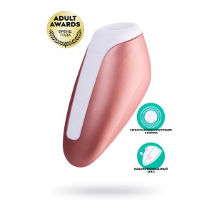 Вакуумно-волновой стимулятор клитора Satisfyer Love Breeze бронзовый Вакуумно-волновой стимулятор клитора Satisfyer Love Breeze бронзовый (иной угол)