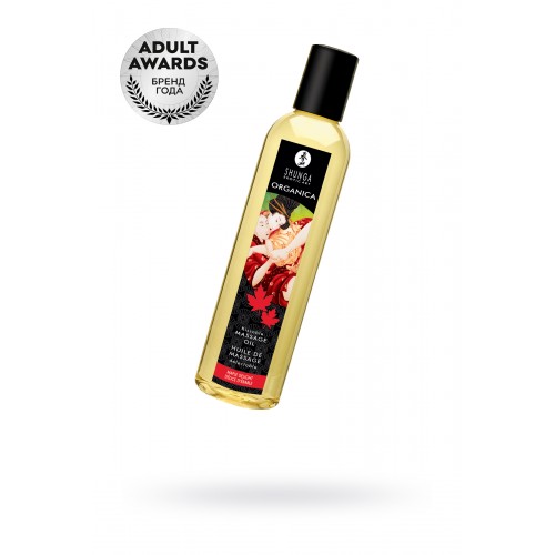 Масло для массажа Shunga Organica Maple Delight, натуральное, возбуждающее, с ароматом кленового сиропа, 250 мл
