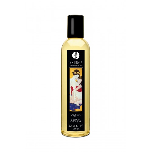 Масло для массажа Shunga Serenity, натуральное, возбуждающее, цветочный, 240 мл