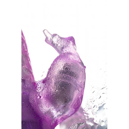 Вибратор с клиторальным стимулятором TOYFA A-Toys  High-Tech fantasy , TPE, Фиолетовый, 26,5 см