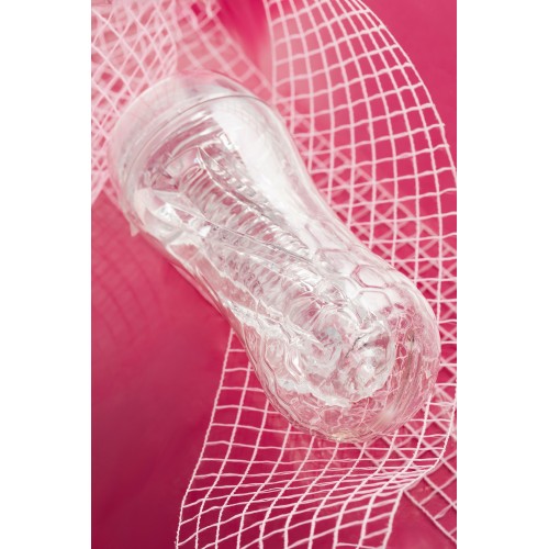 Мастурбатор A-Toys Jelf, ABS пластик, прозрачный, 18,5 см