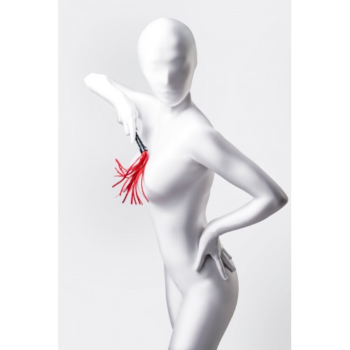 Флоггер Anonymo #0003, PU кожа, красный, 28 см