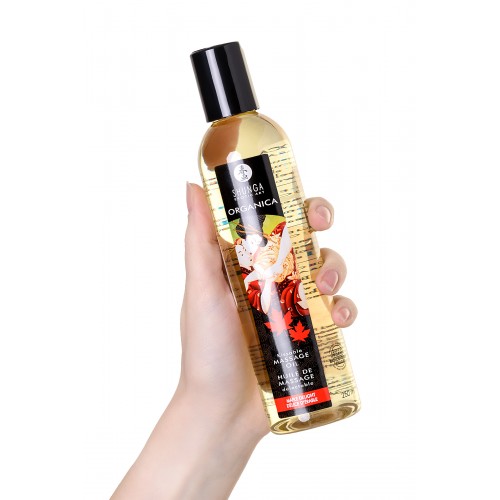 Масло для массажа Shunga Organica Maple Delight, натуральное, возбуждающее, с ароматом кленового сиропа, 250 мл