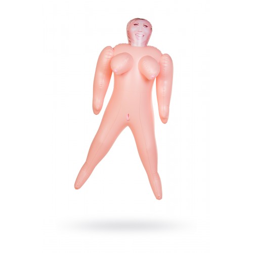 Кукла надувная Isabella, толстушка, TOYFA Dolls-X, с двумя отверстиями, блондинка, 160 см