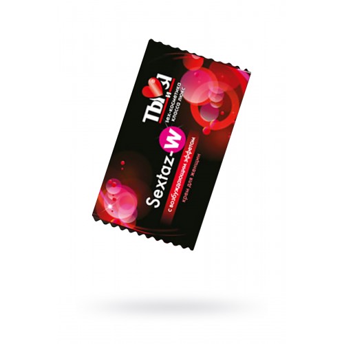 Крем возбуждающий Sextaz-W для женщин, 1,5 г, 20 шт. в упаковке