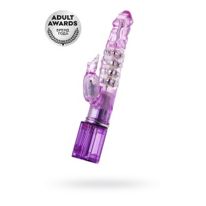 Вибратор с клиторальным стимулятором TOYFA A-Toys High-Tech fantasy , TPE, Фиолетовый, 26,5 см Вибратор с клиторальным стимулятором TOYFA A-Toys High-Tech fantasy , TPE, Фиолетовый, 26,5 см (иной угол)