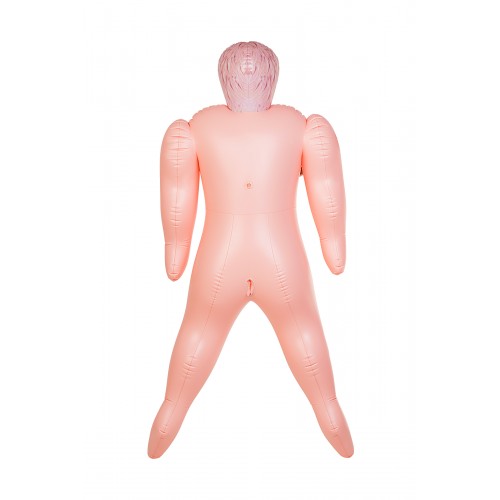 Кукла надувная Isabella, толстушка, TOYFA Dolls-X, с двумя отверстиями, блондинка, 160 см