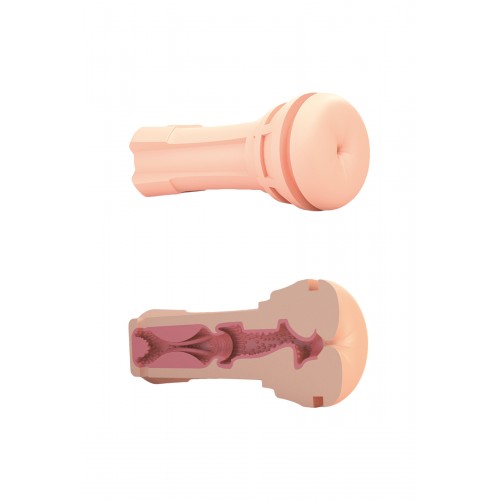 Мастурбатор Mystim OH PUSH ME Anal,TPE, телесный, 21,5 см