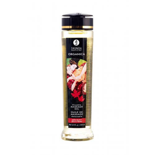Масло для массажа Shunga Organica Maple Delight, натуральное, возбуждающее, с ароматом кленового сиропа, 250 мл